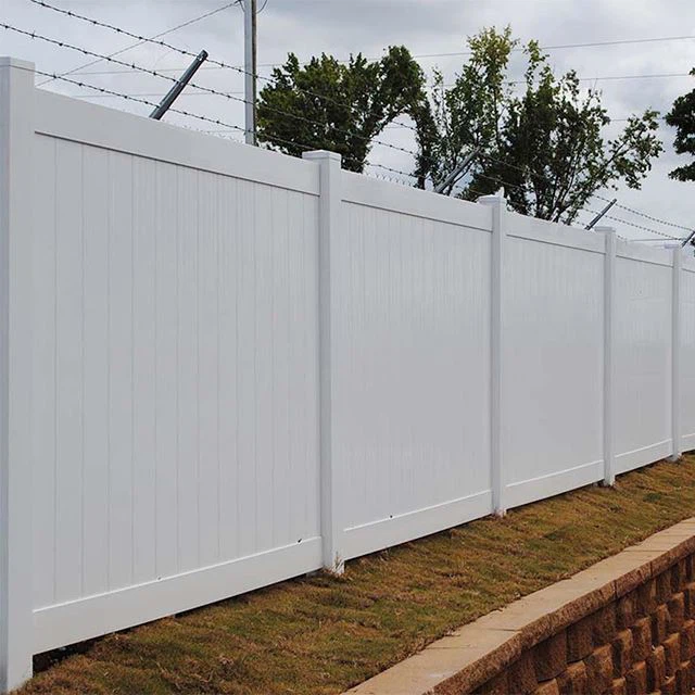 White PVC Fencing