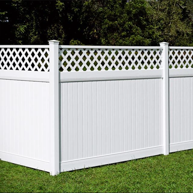 White PVC Privacy Fencing